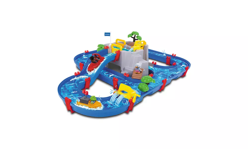 Aquaplay Mountain Lake Water Playset includes 44pcs - Primary Image