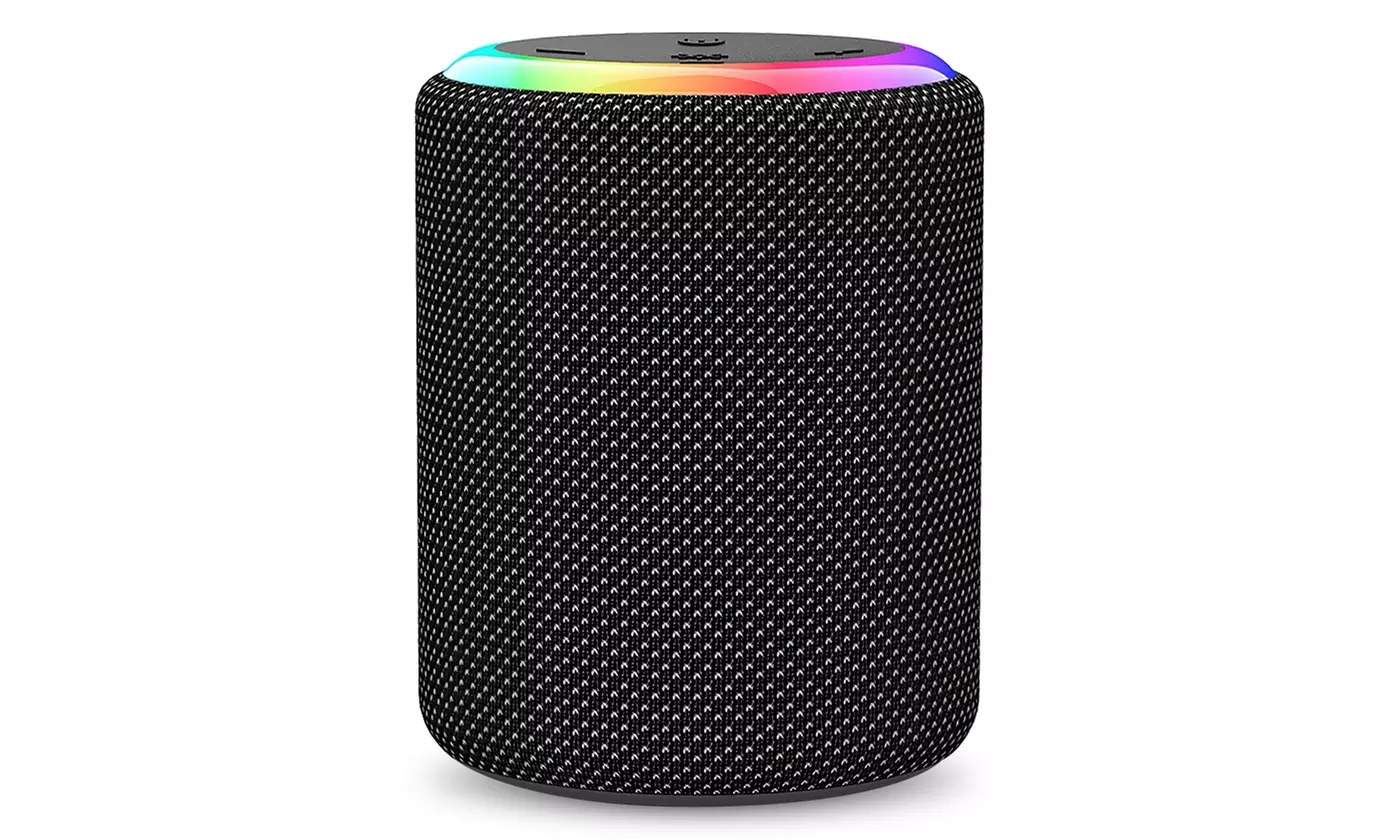 KOCASO Mini Waterproof Portable Wireless Bluetooth Speaker with 7 RGB Lights