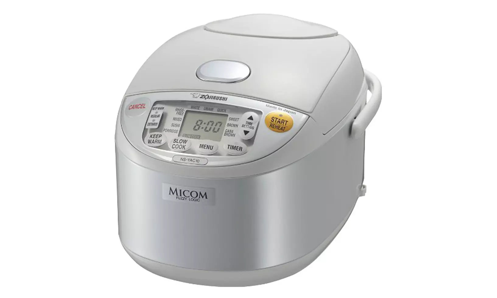 Zojirushi NS-YAC10 Umami Micom Rice Cooker and Warmer - White - Primary Image