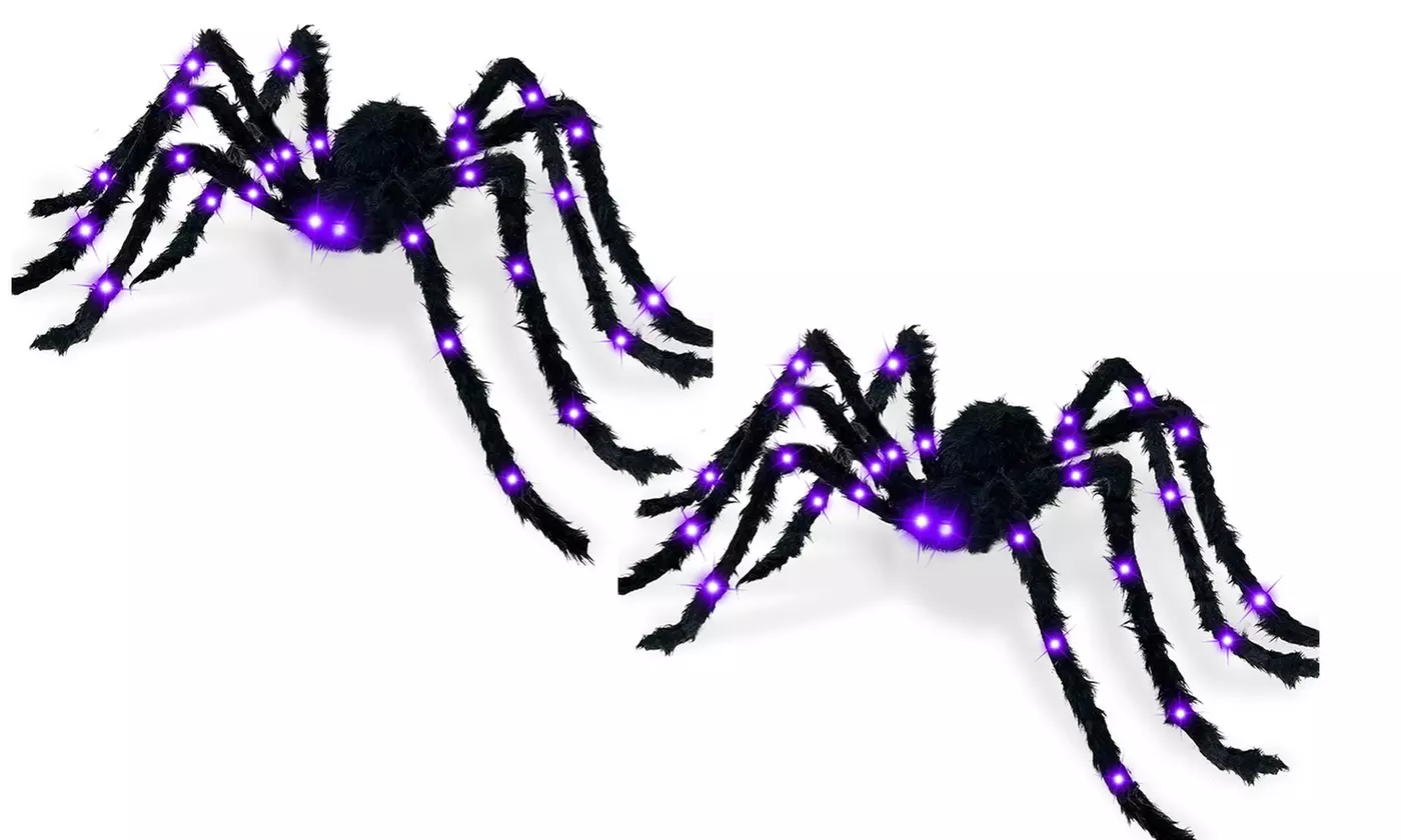 Giant Spider & Web Halloween Decoration Props