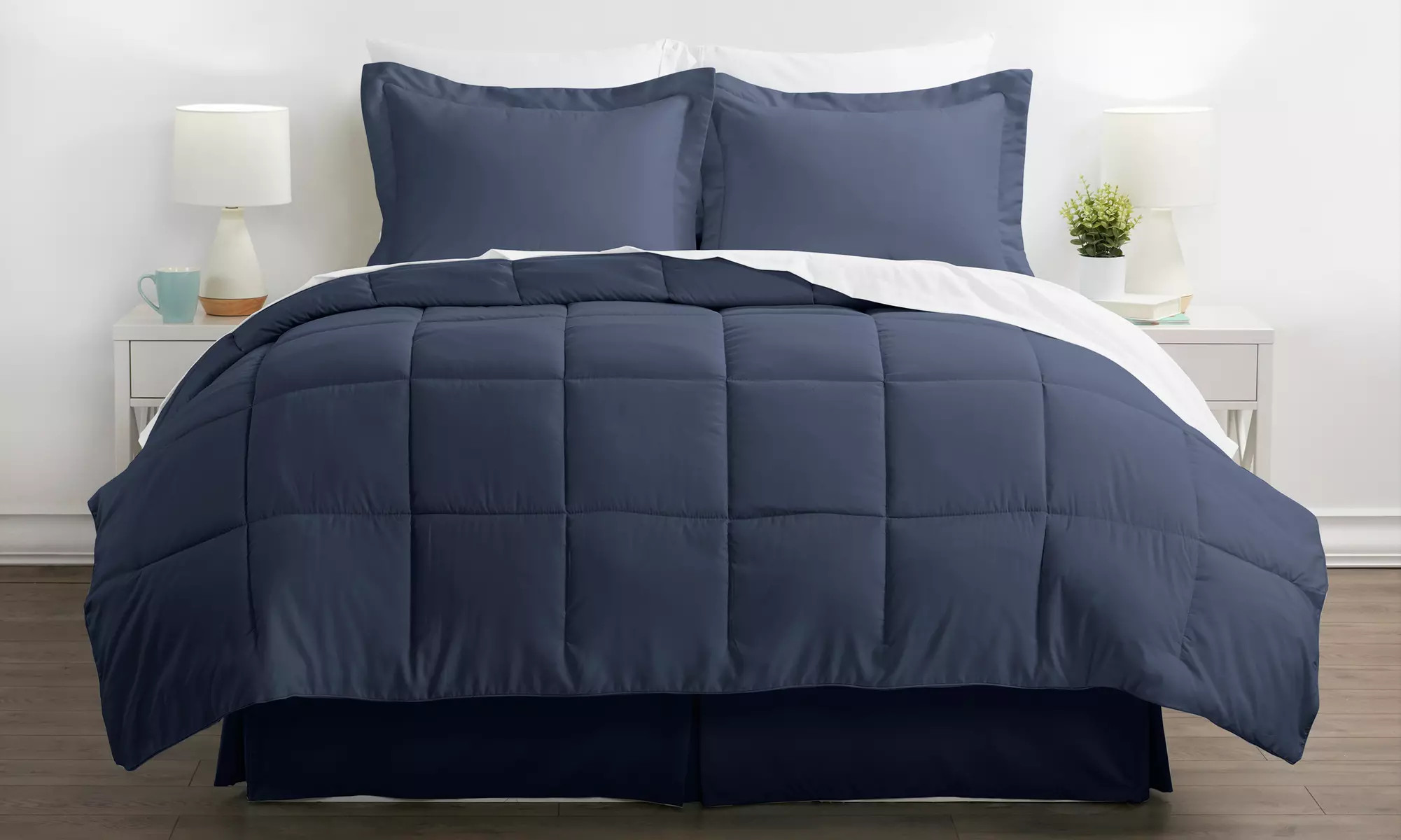 Merit Linens Premium Comforter set (8-Piece)