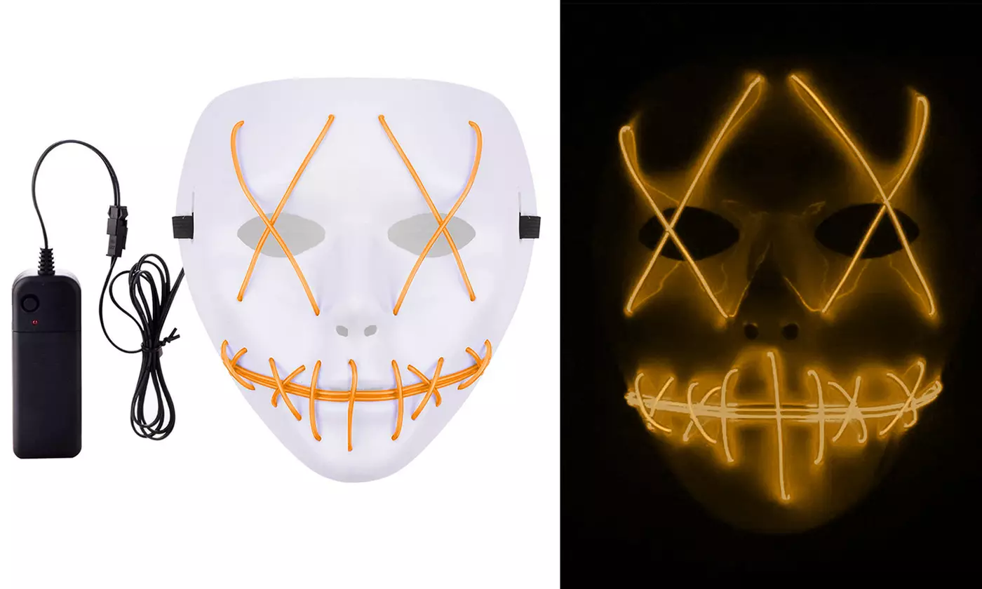 Halloween LED Purge Mask Light Up Funny Masks