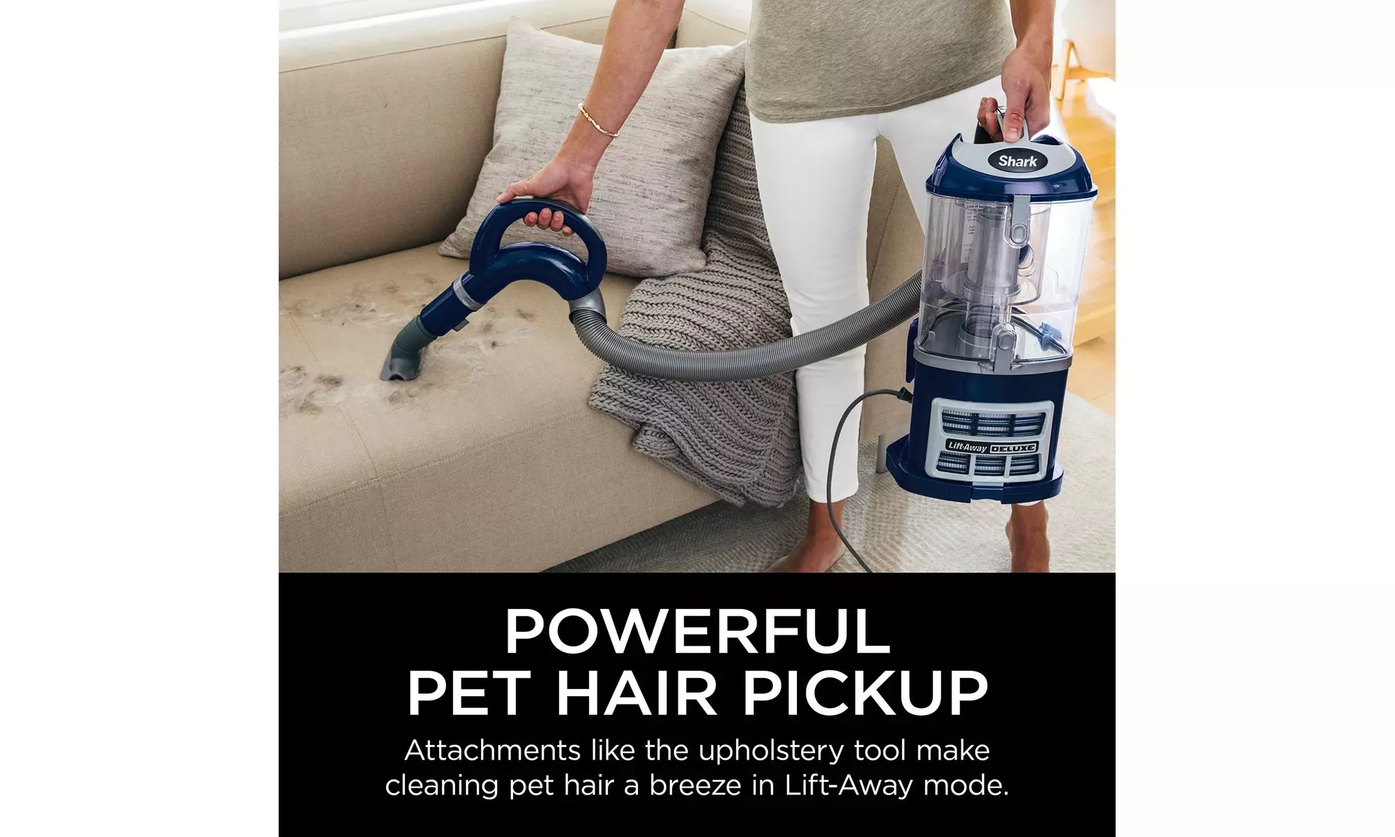 Shark NV360 Navigator Lift-Away Deluxe Upright Vacuum - Blue - Second Medium