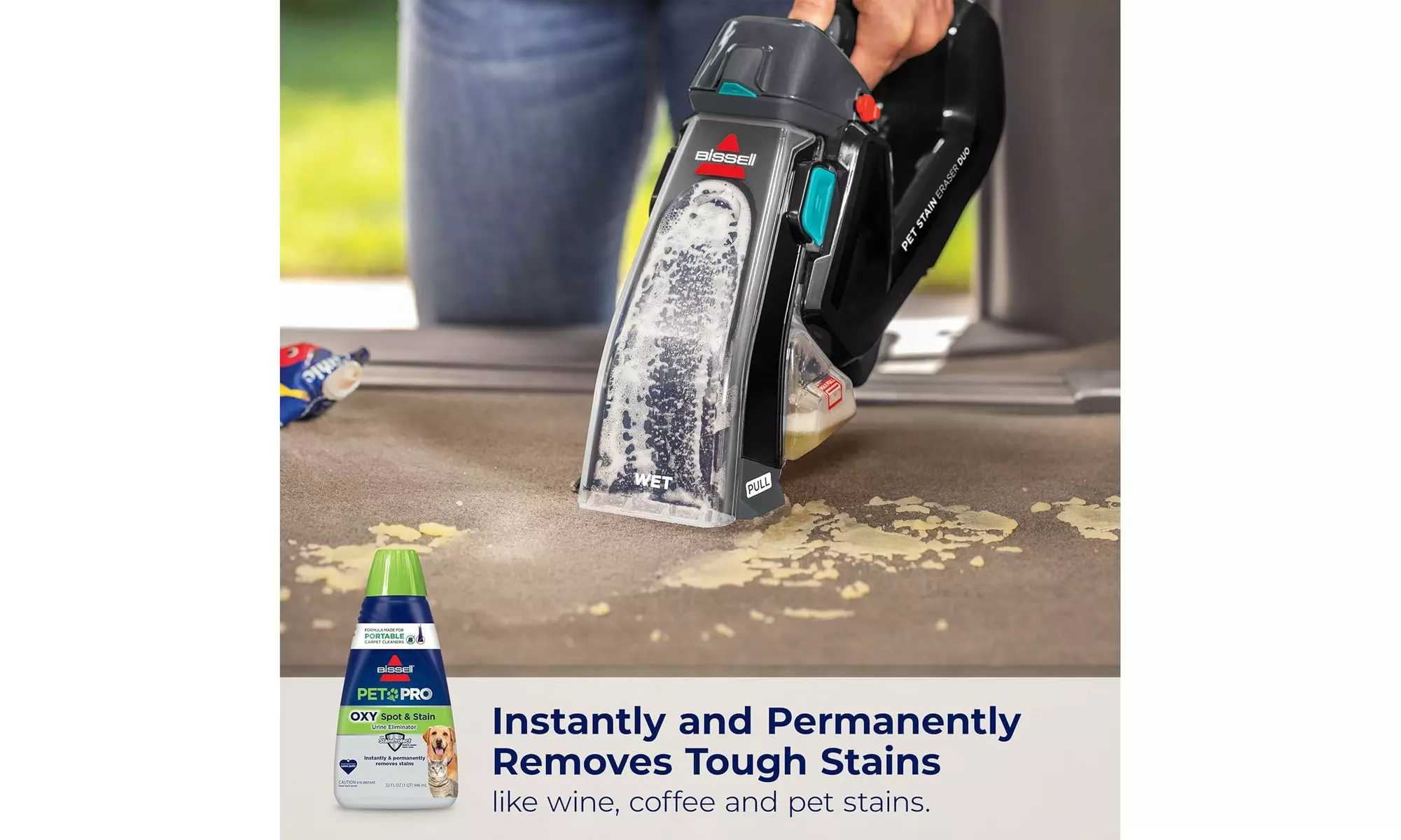 Bissell Pet Pro Oxy Spot & Stain Formula for Portable Vacuums - 1, 2 or 3pk