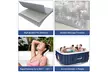 6-Person Inflatable Hot Tub Portable Outdoor Spa Bubble Jet Leisure Massage Spa - Second Medium
