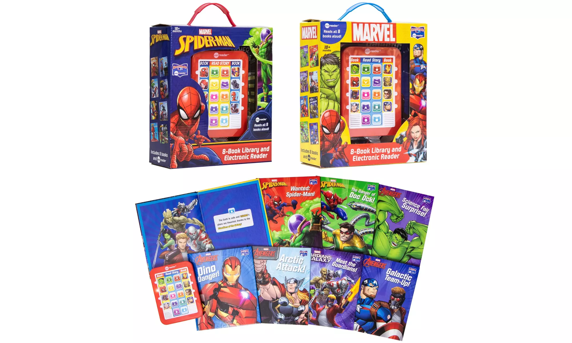 Me Reader Electronic 8 Book Library Set - Marvel - Primary Image