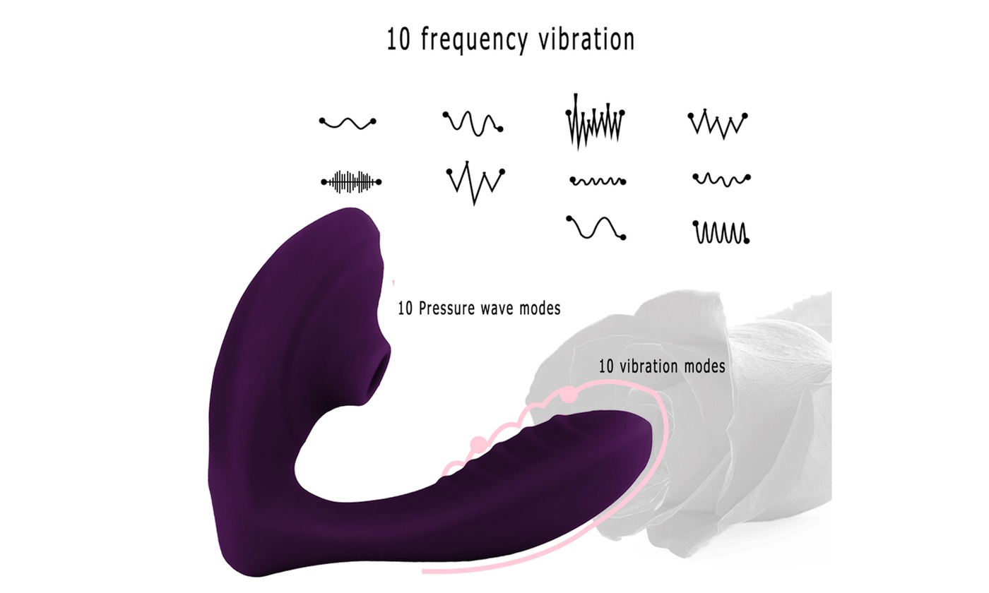 10 Speeds Sucking Vibrator Clit Dildo G spot Massager Sex Toy