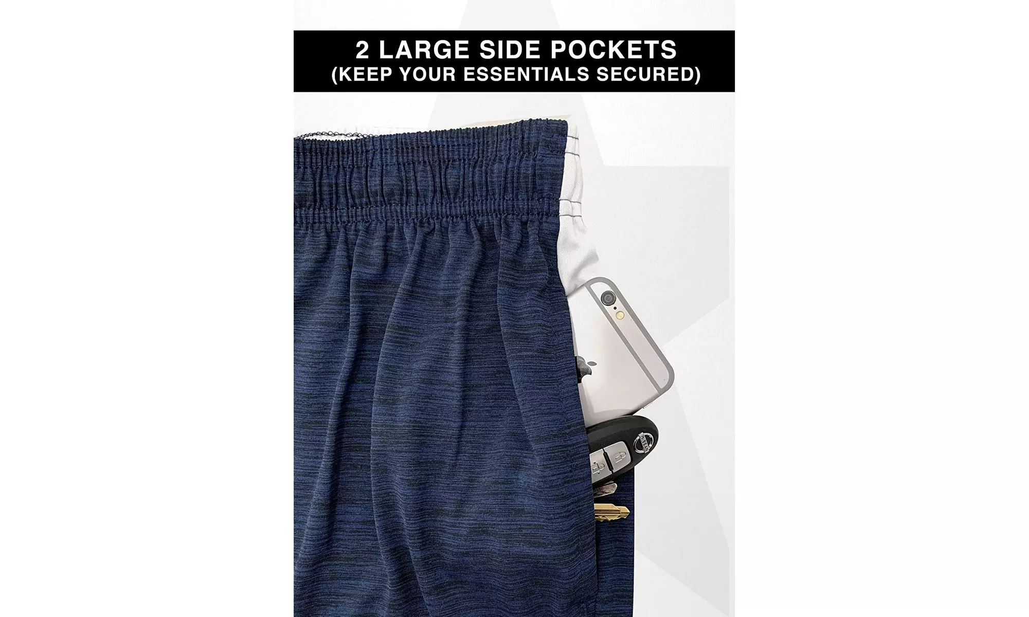 4-Pack: Men's Active Athletic Dry-Fit Performance Shorts (S-4XL) - Second Medium