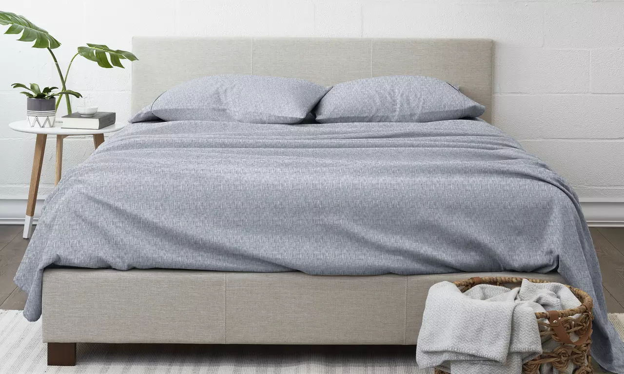 Home Collection Premium Ultra Soft Pattern 4 Piece Bed Sheets Set
