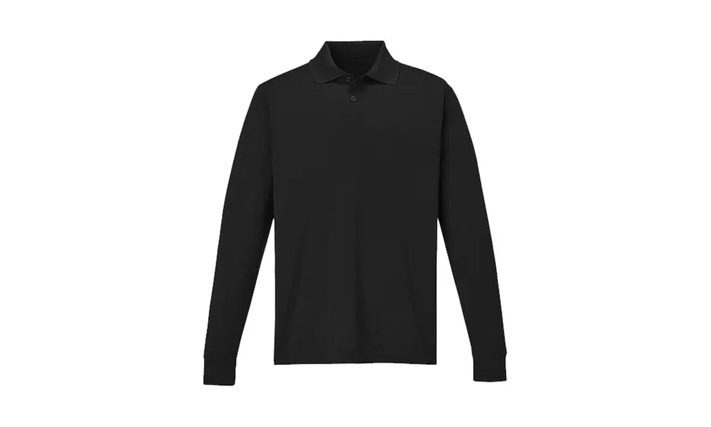 SEL Men's Long-Sleeve Pique Polo