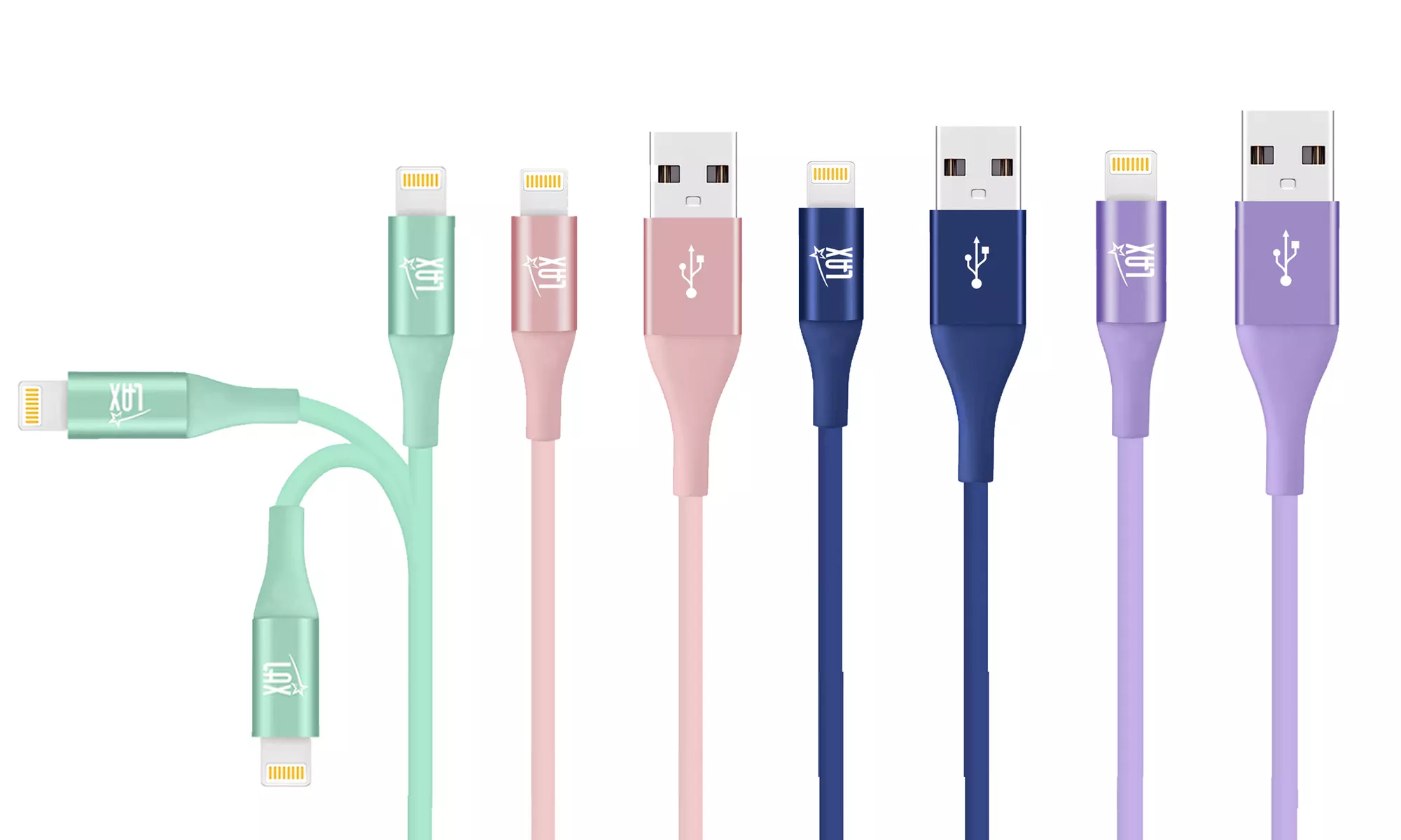 LAX Apple-Certified Slim Series 4-Ft Lightning Charging Cable - Primary Image