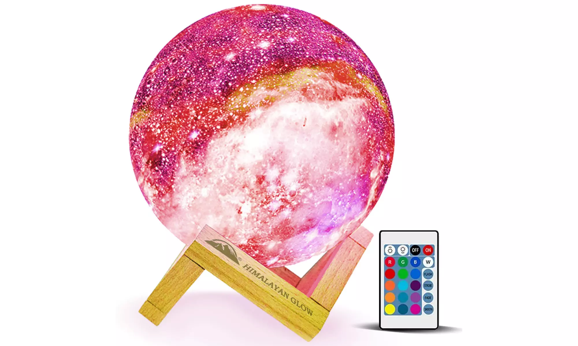 Himalayan Glow Galaxy Lamp, 5.9 inch Moon Lamp with 16 Colors  - Primary Image