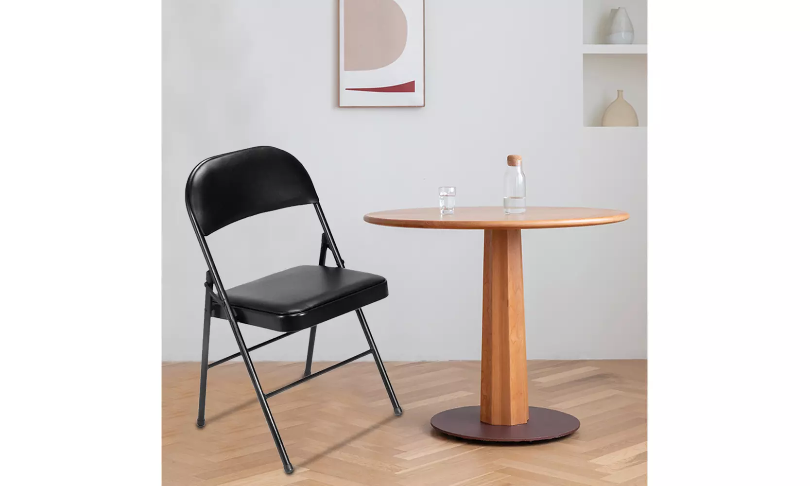 Foldable Iron & PVC Chairs for Convention & Exhibition 4/6 Pack Folding Chair - Primary Image
