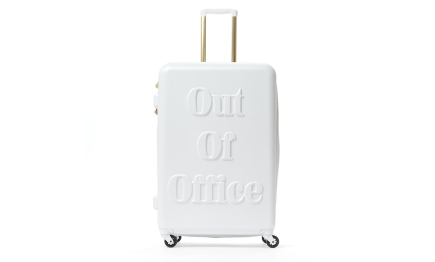 out of office suitcase