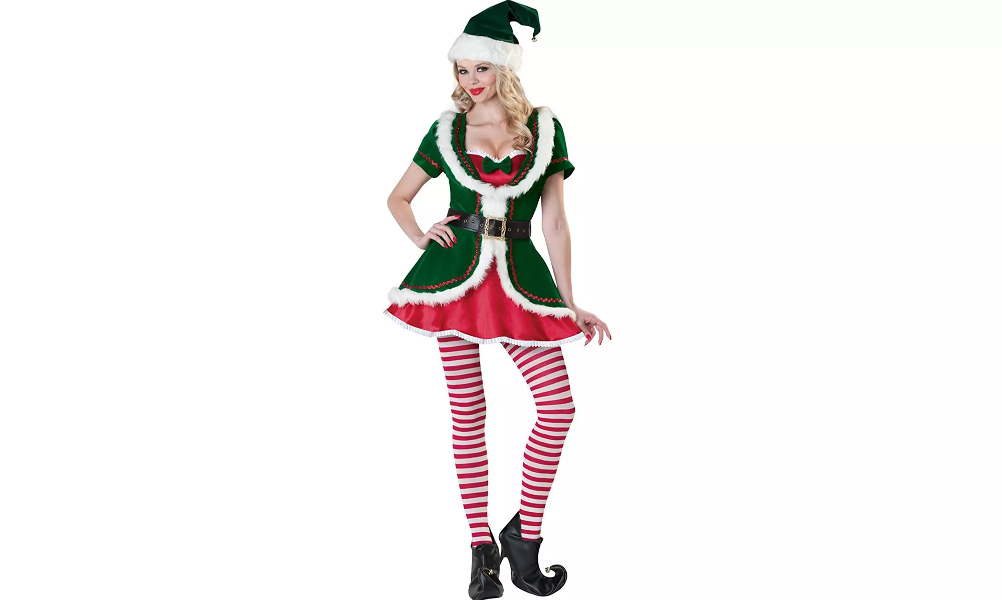InCharacter Costume Holiday Honey Sexy Elf Women's Costume -Large - Primary Image