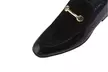 Gino Vitale Velvet and Patent Leather Slip-On Dress Loafer - Second Medium