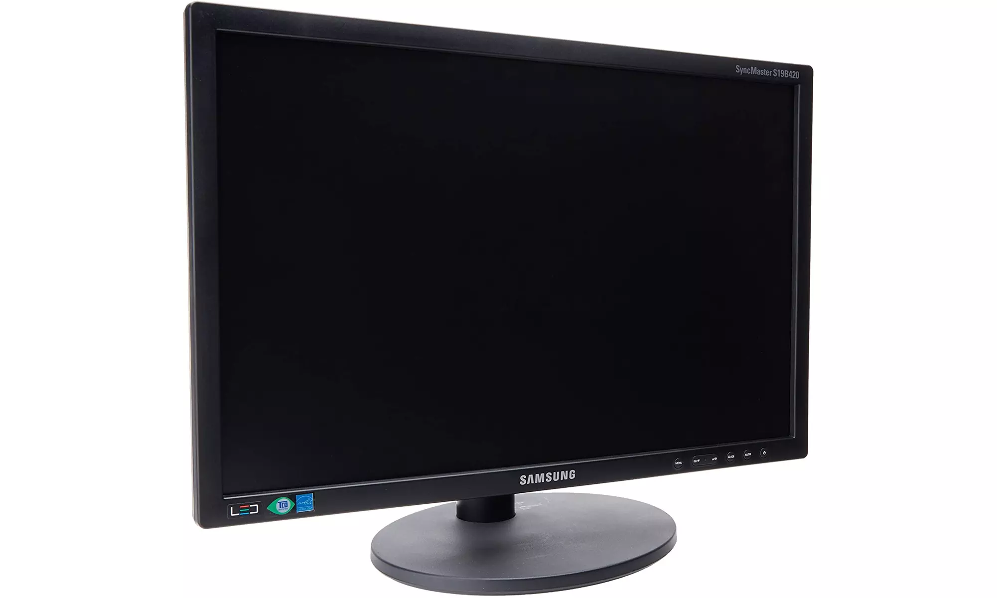 Samsung S19B420BW 19-Inch Screen LCD Monitor (Black)- Refurbished - Primary Image