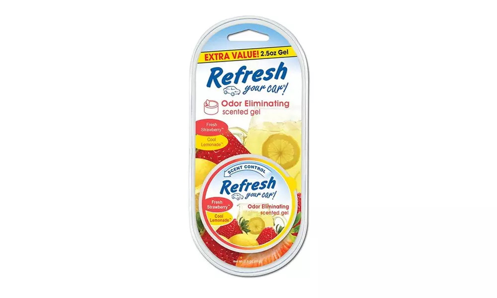 Refresh Your Car! Gel Can Scents Air Fresheners (4 Pack)