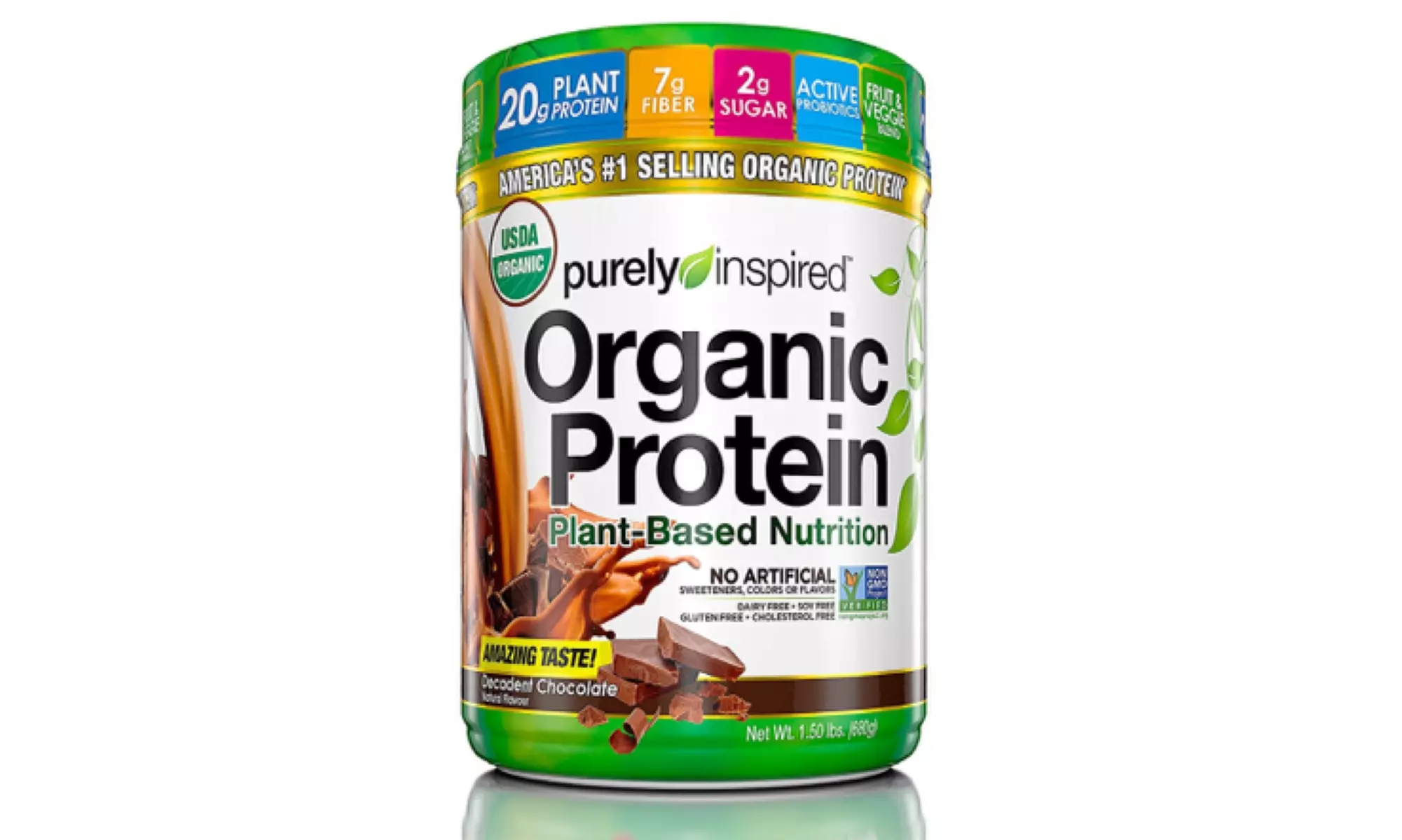Purely Inspired Organic Protein Powder, 100% Plant Based Protein - Second Medium