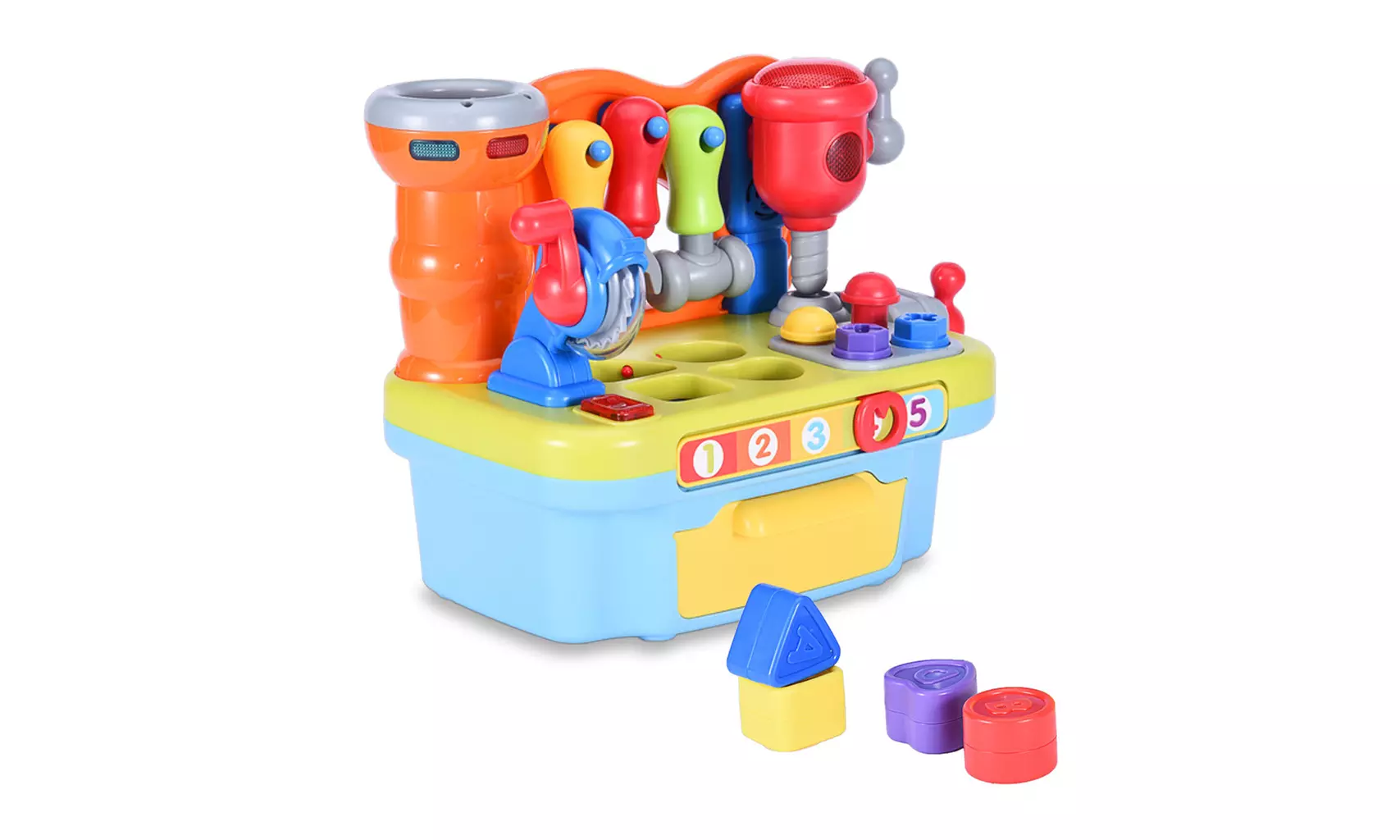 ouneed  Musical Learning Workbench Toy For Kids Construction  Tools - Second Medium