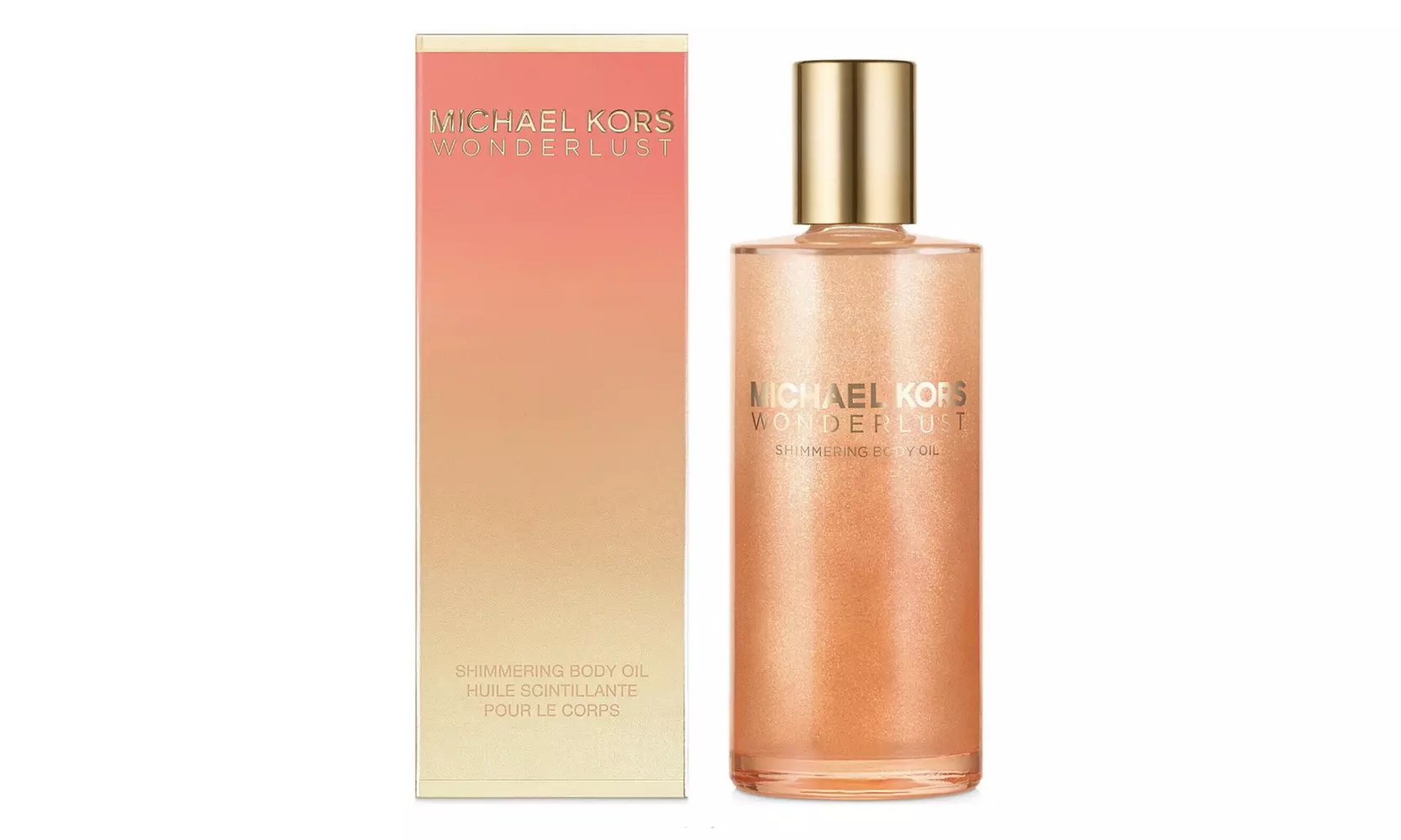 Michael Kors Wonderlust 3.2 oz / 95 ml Shimmering Body Oil - Primary Image
