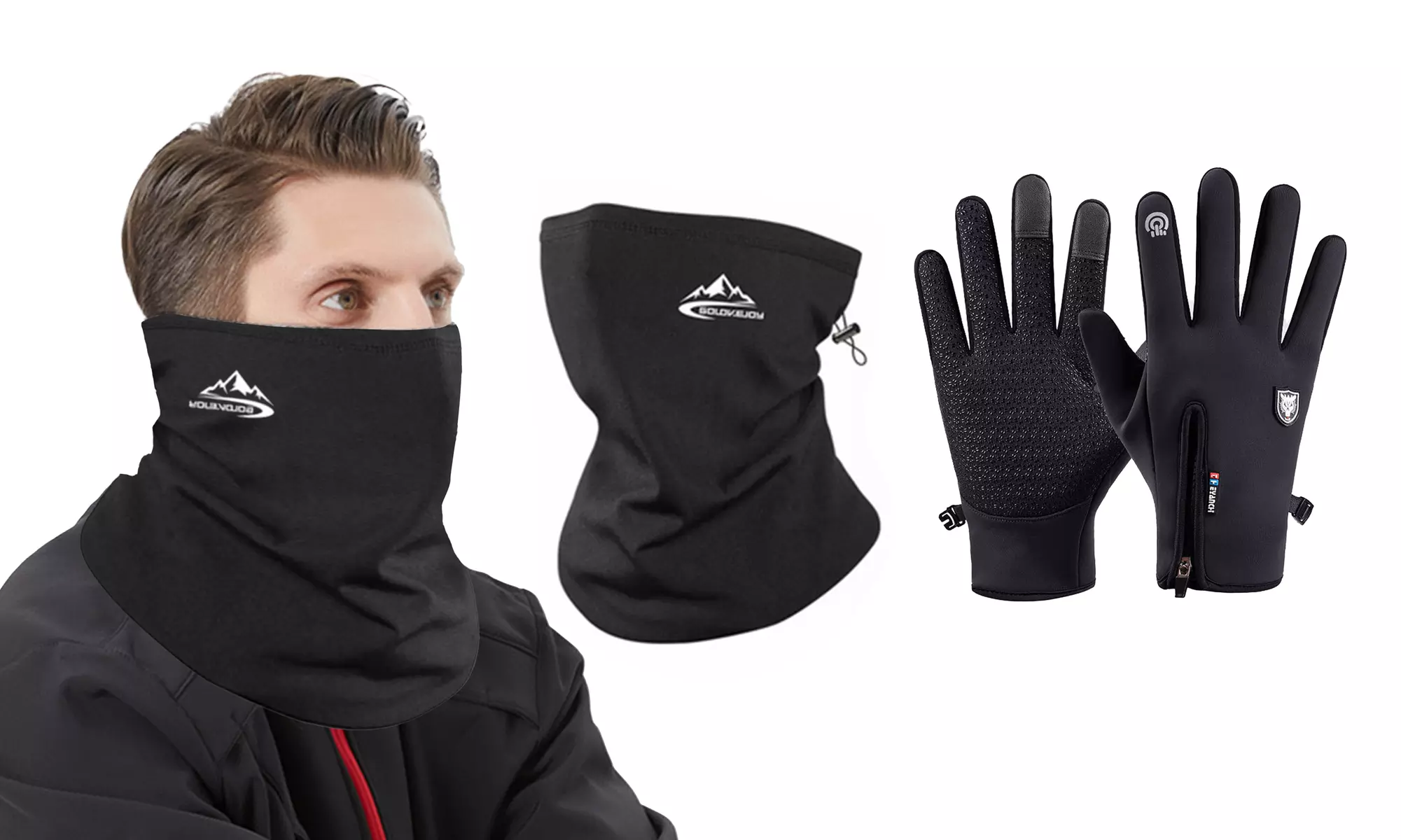 Neck Gaiter Fleece Face Mask Groupon Goods