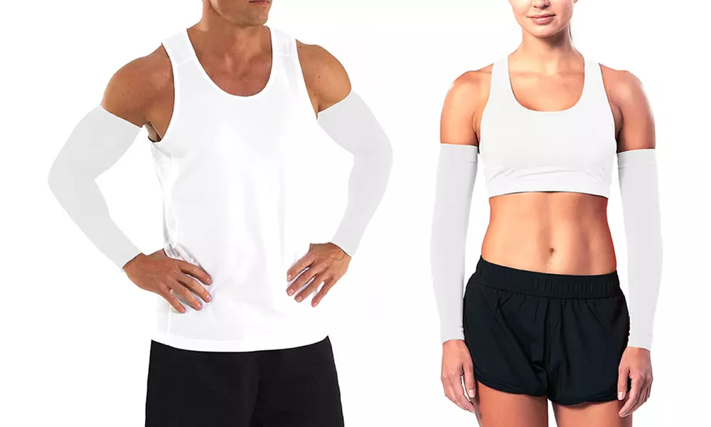 Arm Compression Sleeves for Men and Women (2-Pack)