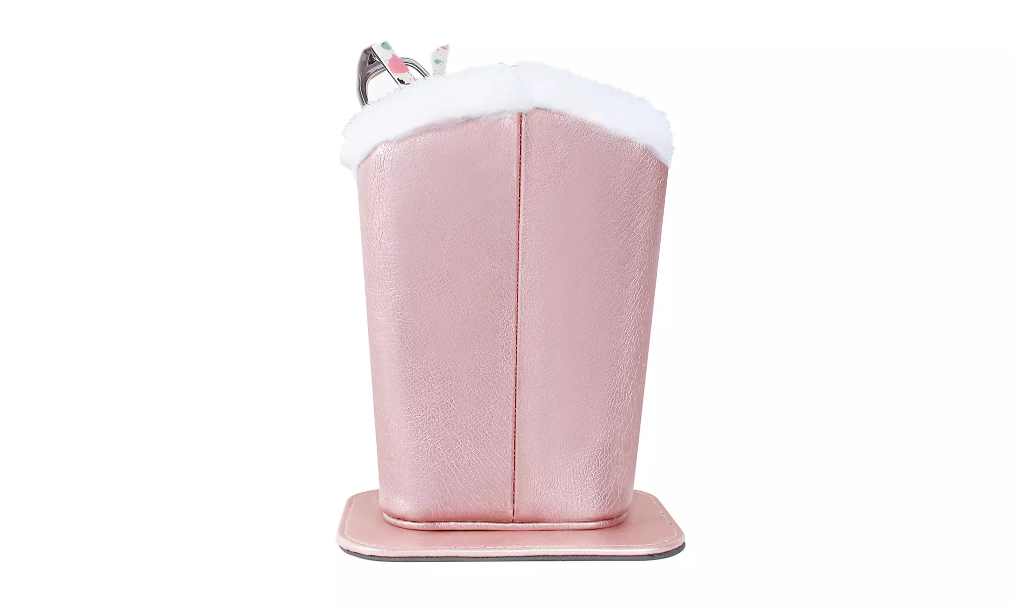 Eyeglass Holder with Magnetic Base-PU Leather Glass Stand - Second Medium