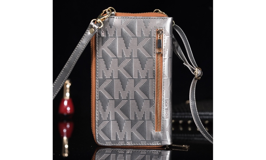 Image 24: Michael Kors Leather Crossbody