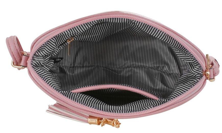Image 5: MKII Bella Tassel Charm Crossbody Purse