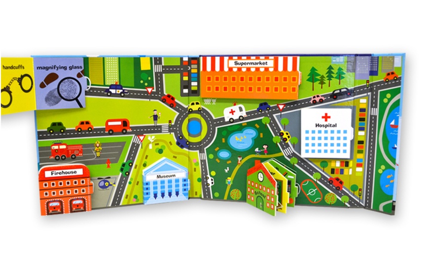 All Around The Town and The Zoo Children's Board Book Set (2-Piece ...