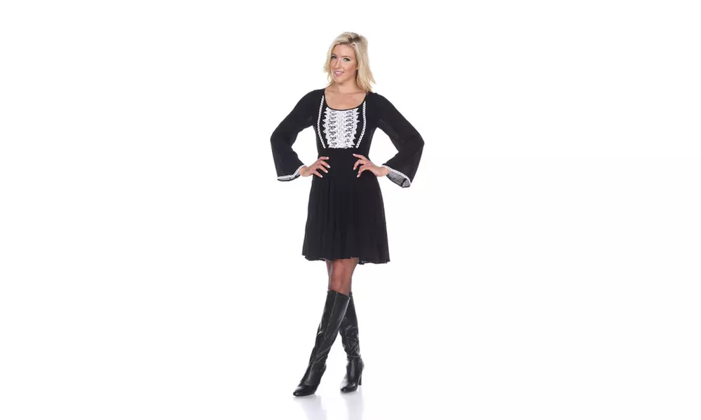 Anama' Embroidered Dress - Primary Image