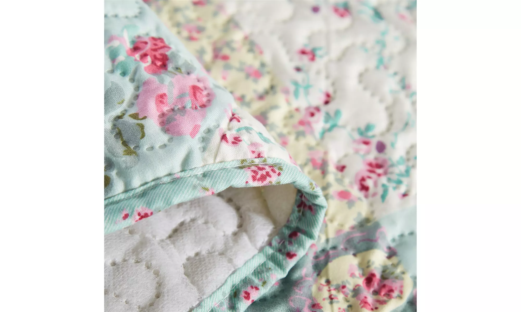 JML 3-Piece Reversible Quilt Set,Home Collection Printed Bedspread With 2 Shams