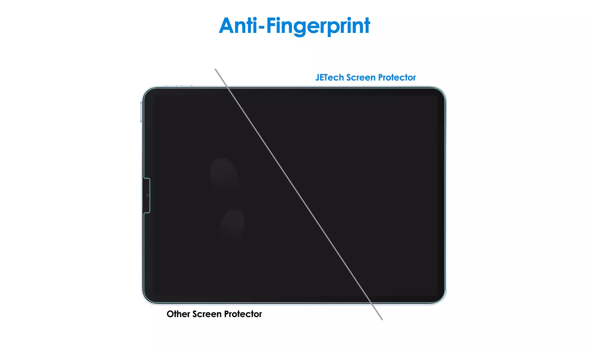 JETech Tempered Glass Screen Protector - iPad Air 5/4, iPad Pro 11'' All Models