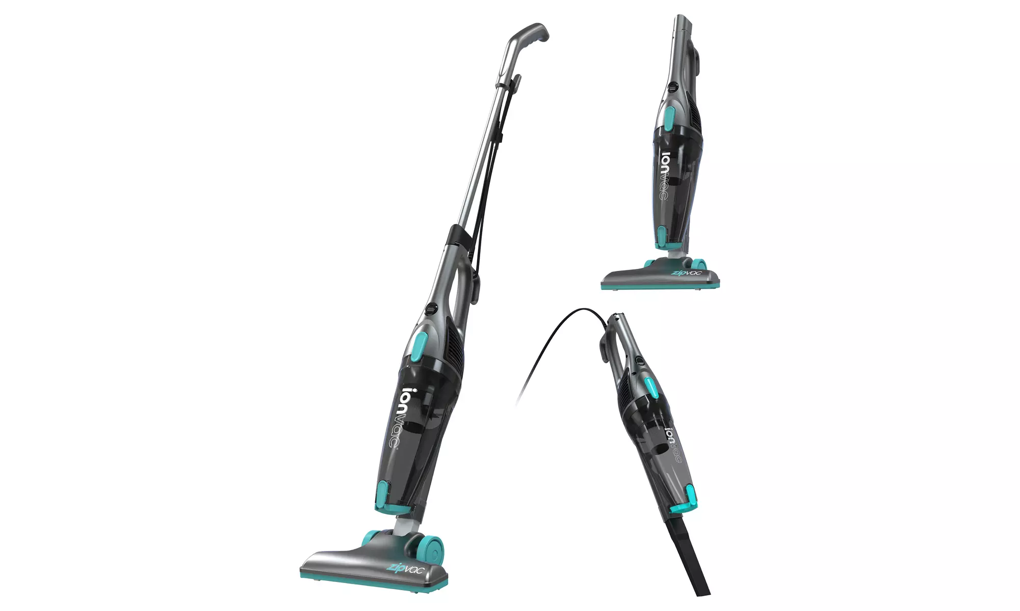 Ionvac ZipVac, 3-in-1 Lightweight Corded Stick Vacuum - Primary Image