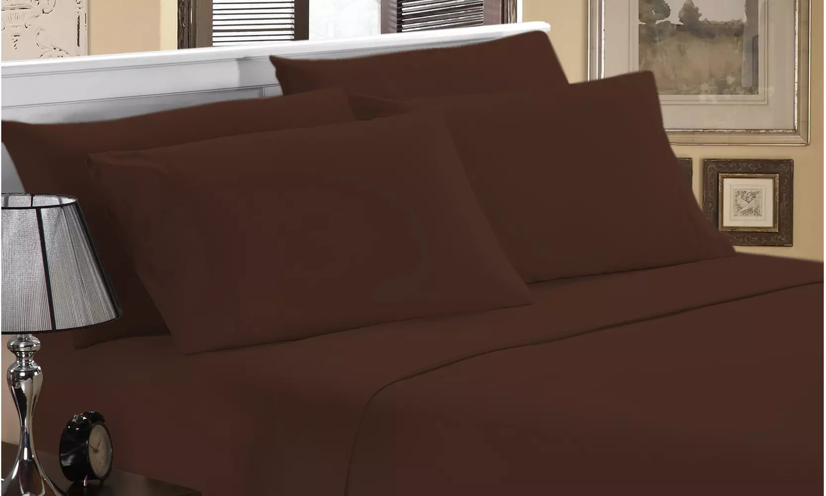Luxury Home 1800 Series Super Soft Bamboo-Blend Sheet Set (6-Piece)