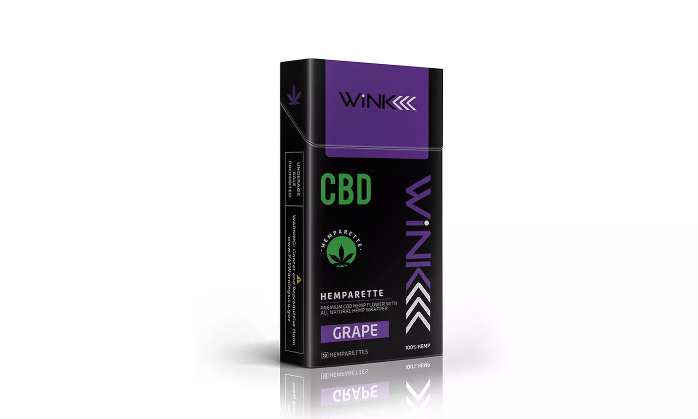CBD Wink Hemparettes Nicotine&Tobacco Free - Choose From 4 different flavors! - Primary Image