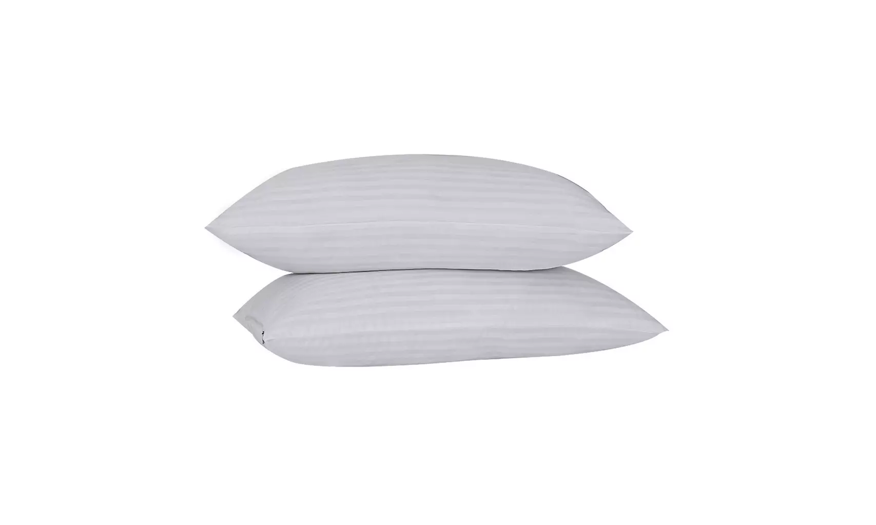 2 Pieces Cotton Satin Comfort Pillow Quality Bed Breathable Pillow - Primary Image