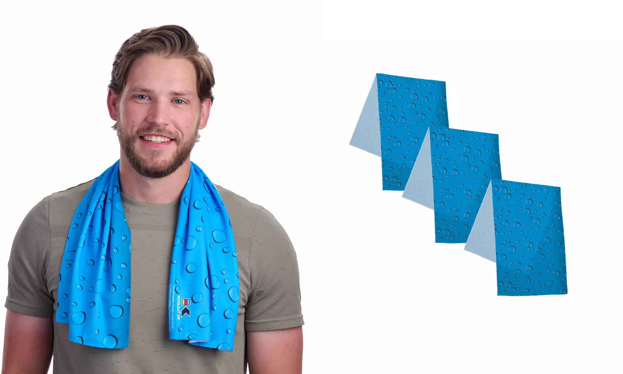 KOOLGATOR Dual Purpose SPF 30 Cooling Towel