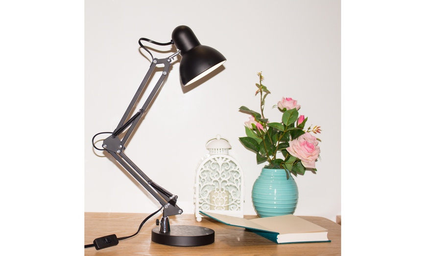 mainstays led swing arm architect desk lamp