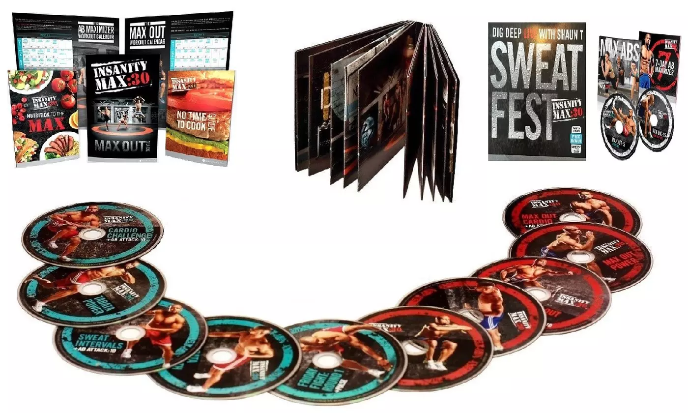 Insanity Max 30: Fitness Workout Program 13 DVD Complete Deluxe Set  - Primary Image