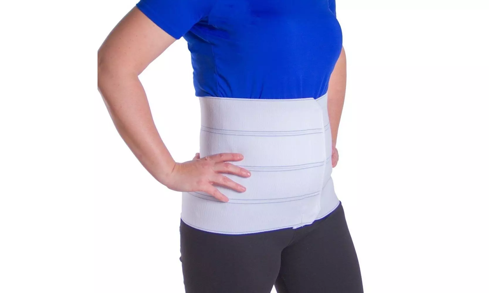 Compression and Detox Waist Wrap Slimmer White - Primary Image