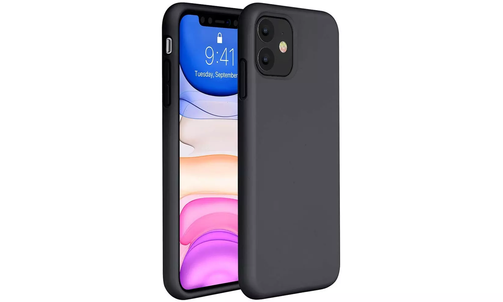 Miracase liquid silicone case, compatible with iPhone 11 6.1 inch drop - Primary Image