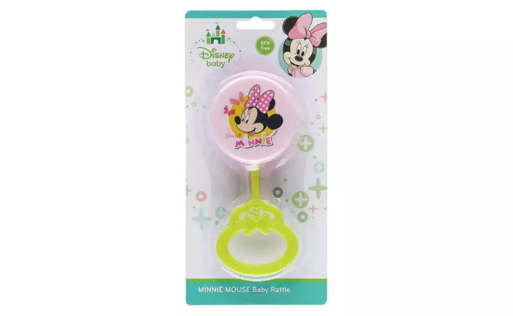 Disney Minnie Mouse BPA-Free Baby Lollipop Rattle - Primary Image