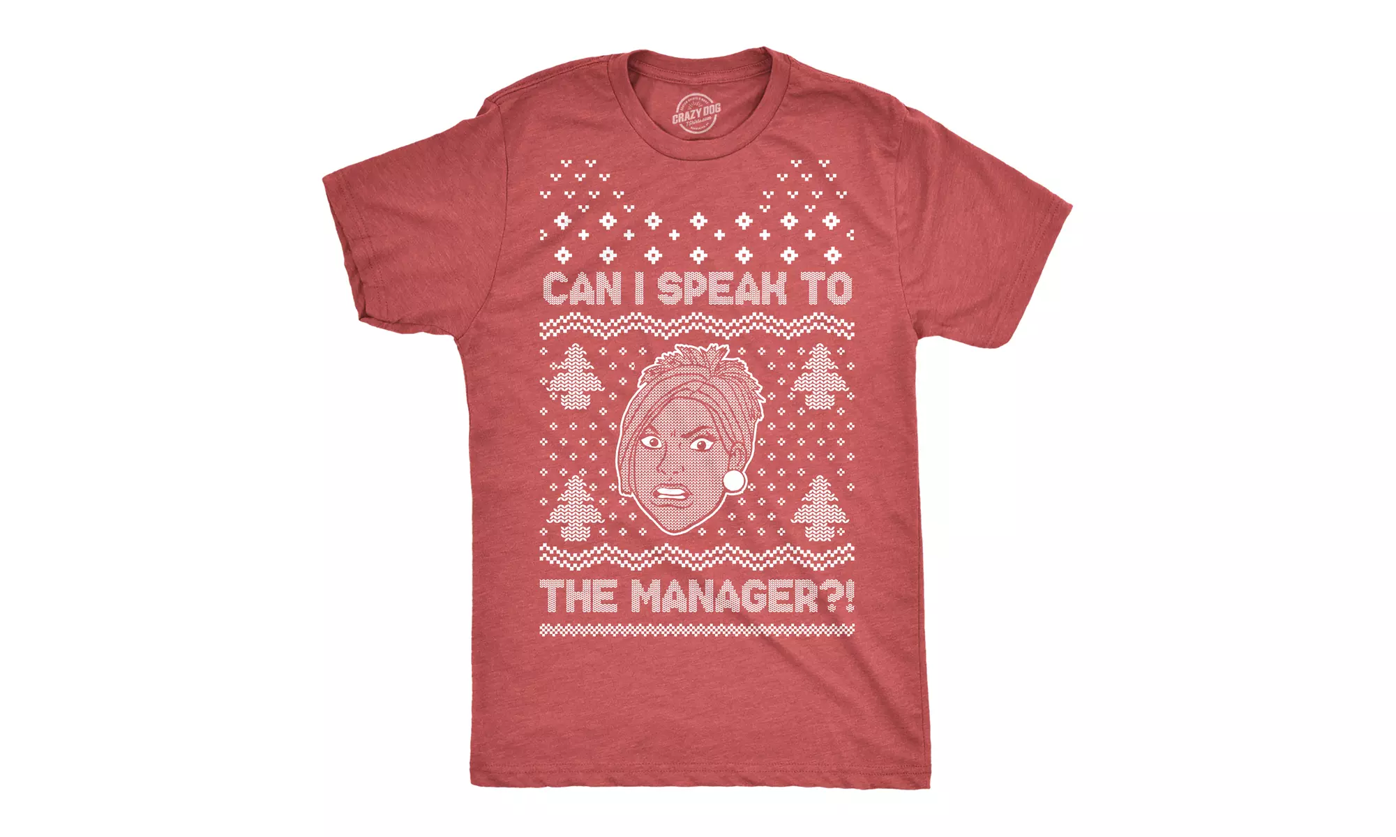 Mens Ugly Karen Sweater Tshirt Funny Can I Speak To The Manager Christmas Party  - Primary Image