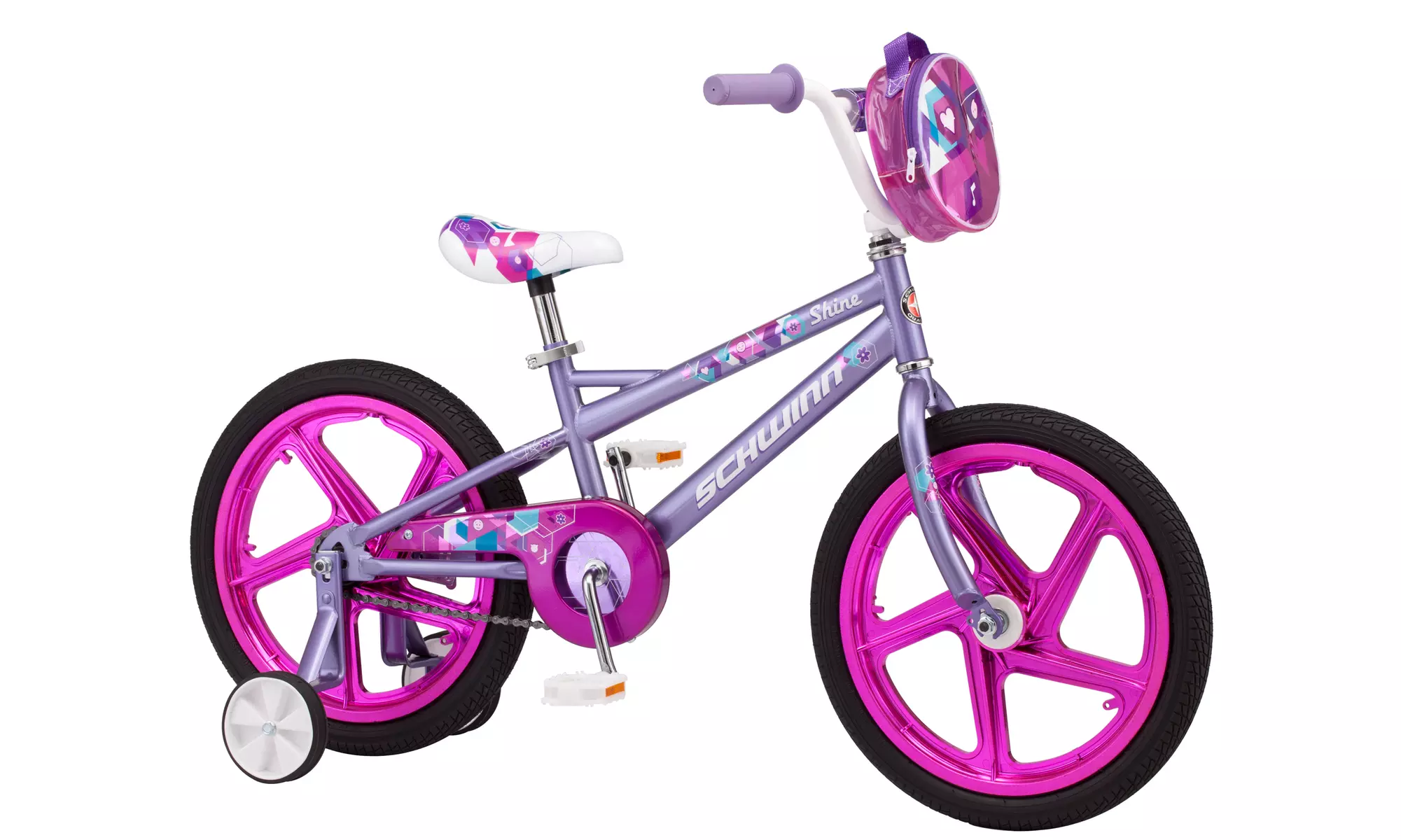 18" Schwinn Shine Girl's Bike, Purple - Primary Image
