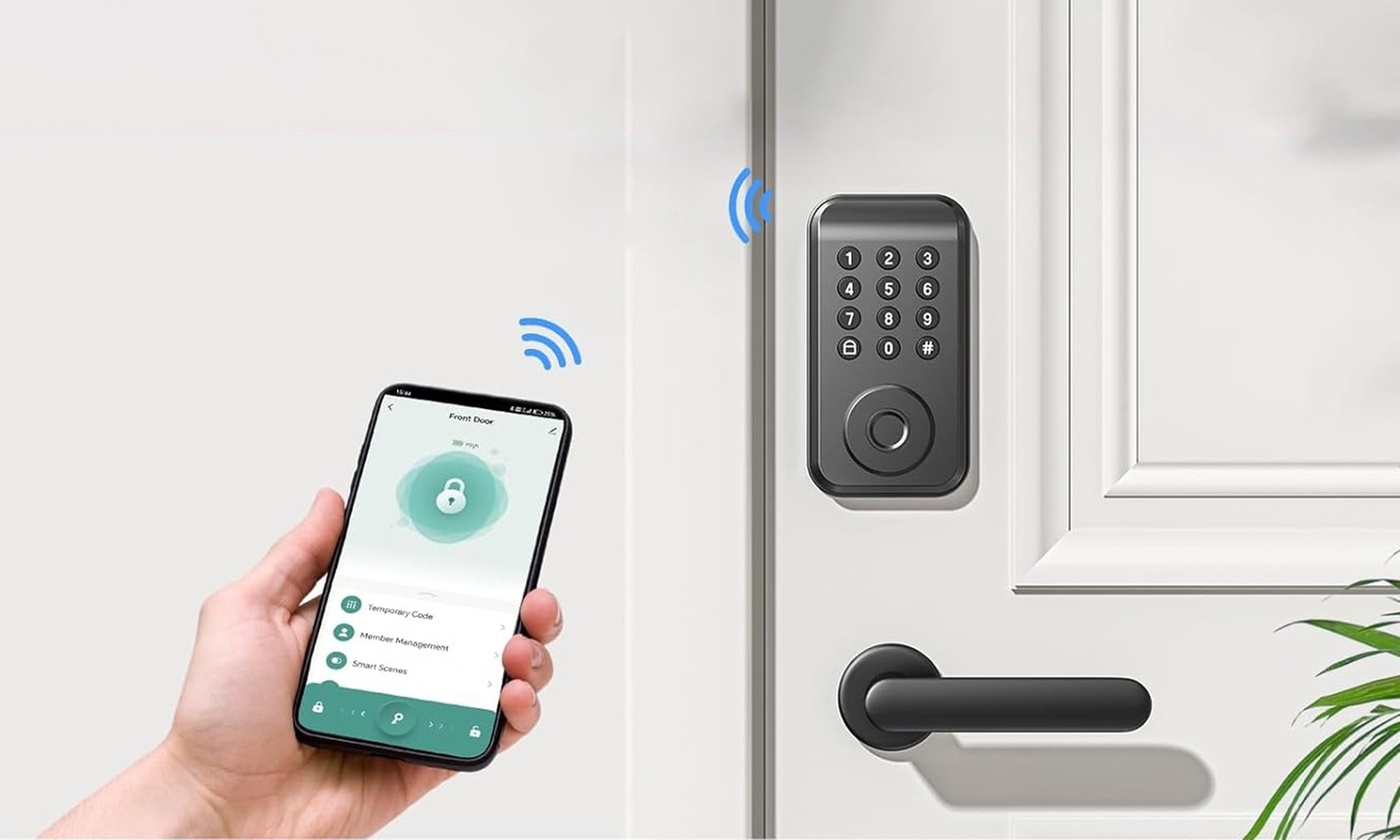 iMounTEK WiFi Keyless Smart Door Lock with App Control and Fingerprint Access