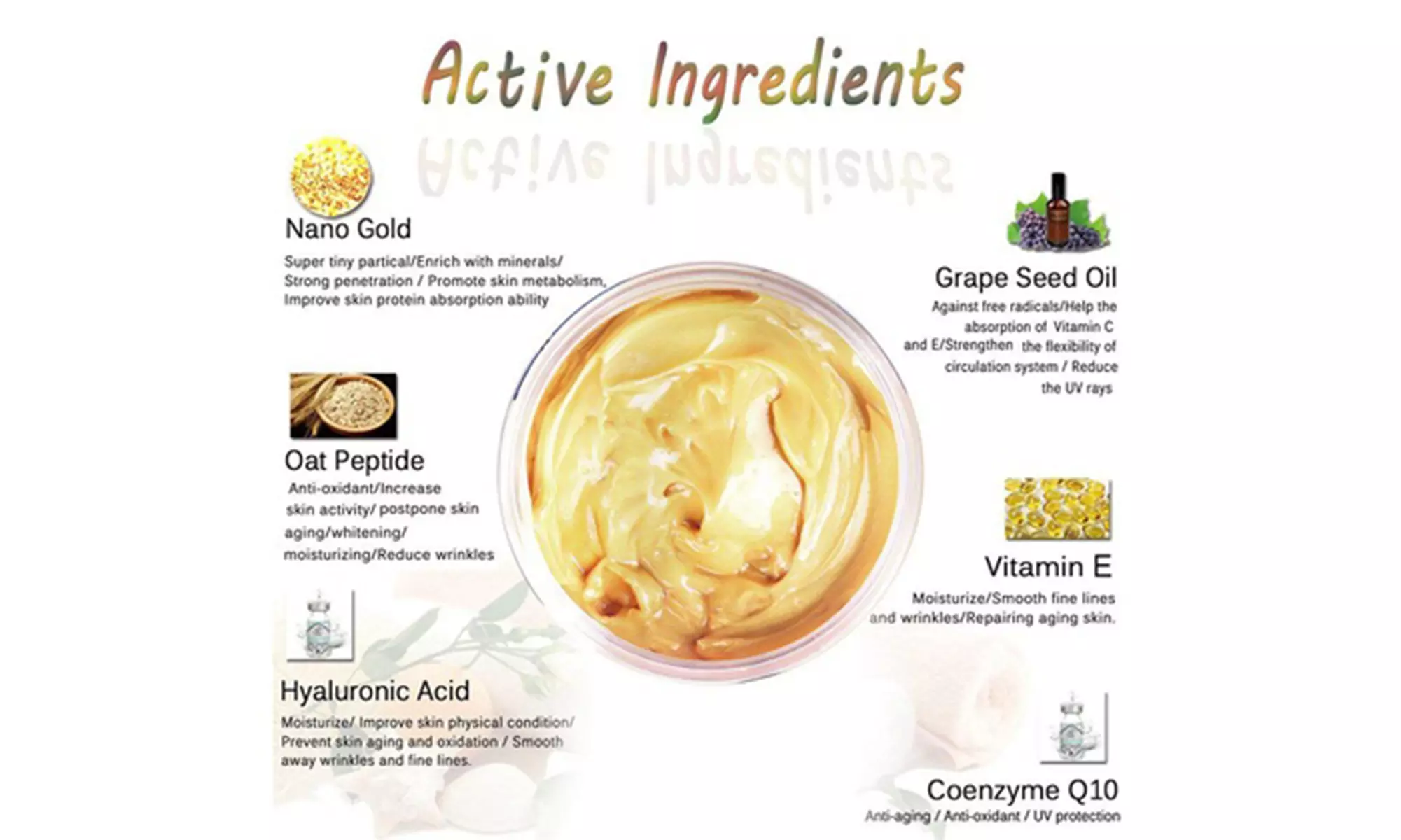 24K Gold Collagen Facial Face Mask Moisture Anti Aging Remove Wrinkle Skin Care