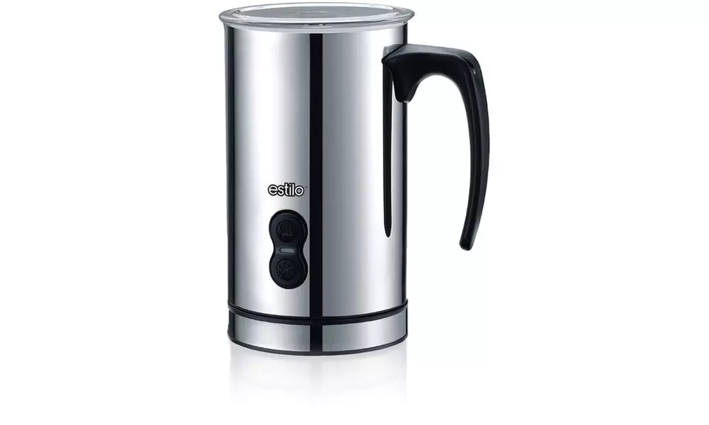 Estilo Electric Milk Frother, Heater and Cappuccino Maker, Stainless Steel - Primary Image