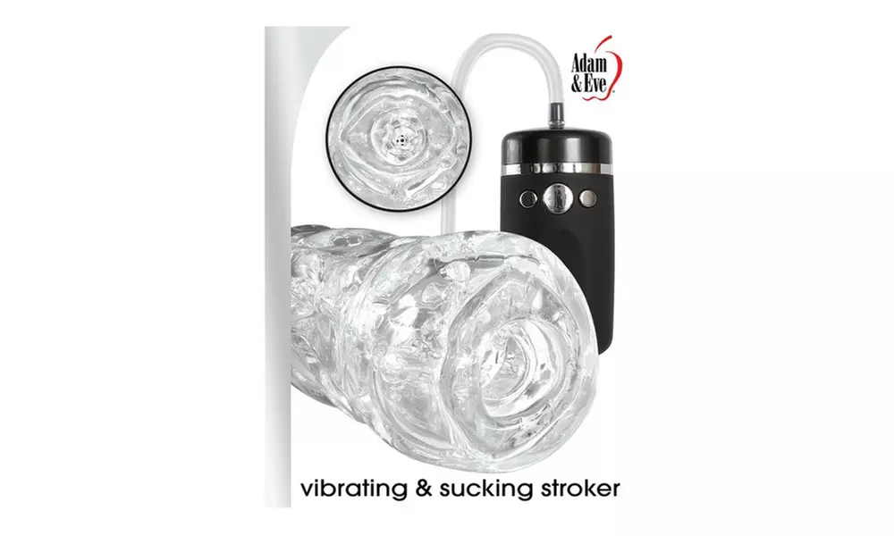 Adam and Eve Vibrating and Sucking Stroker  - Primary Image